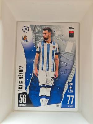 Brais Méndez – Real Sociedad – Topps Match Attax UEFA Champions League #305 Base – Real Sociedad – Match Attax gyűjtői kártya