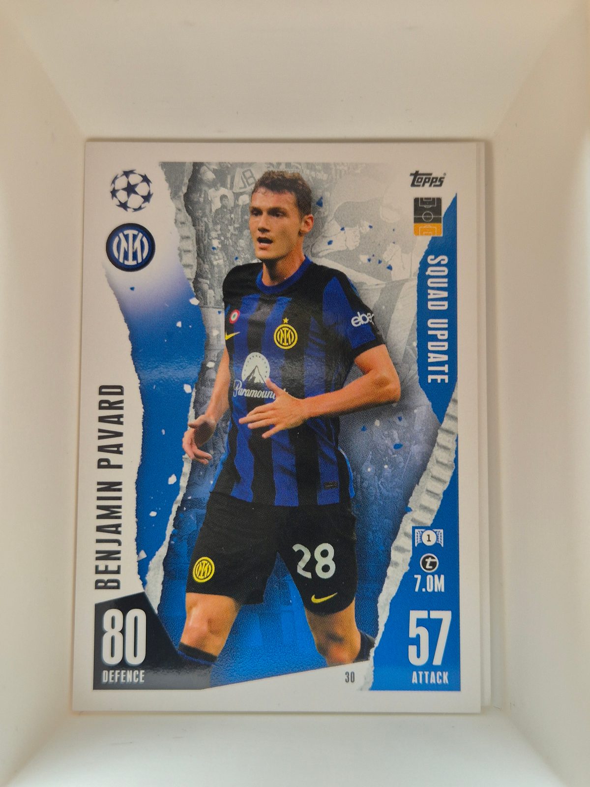 Benjamin Pavard - Inter Milan - Topps Match Attax UEFA Champions League 2023/24 #166
