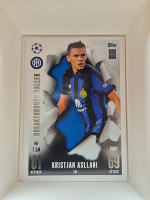 Kristjan Asllani – Inter Milan – Topps Match Attax 2023/24 – Inter Milan – Match Attax – 2023/24 gyűjtői kártya