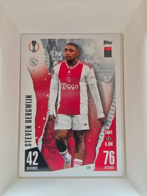 Steven Bergwijn – Ajax – Topps Match Attax UEFA Europa League #270 Base – Ajax – Match Attax gyűjtői kártya