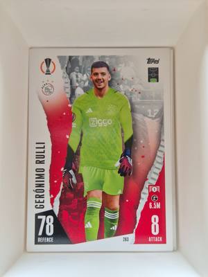 Gerónimo Rulli – Ajax – Topps Match Attax UEFA Europa League #263 Base – Ajax – Match Attax gyűjtői kártya