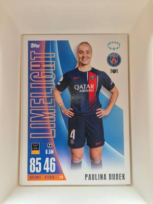 Paulina Dudek – Paris Saint-Germain – Topps Match Attax UEFA Women's Champions League Limelight #175 – Paris Saint-Germain – Limelight gyűjtői kártya