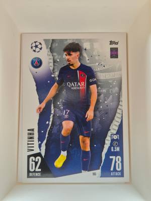 Vitinha – Paris Saint-Germain – Topps Match Attax UCL #185 Base – Paris Saint-Germain – Match Attax gyűjtői kártya