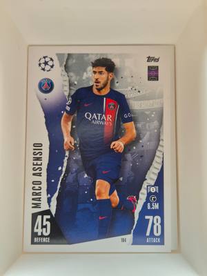 Marco Asensio – Paris Saint-Germain – Topps Match Attax UEFA Champions League #184 – Paris Saint-Germain – Match Attax gyűjtői kártya