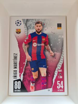 IÑIGO MARTÍNEZ – FC Barcelona – UEFA Champions League Match Attax 2022/23 #124 – FC Barcelona – Match Attax – 2022/23 gyűjtői kártya