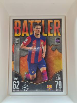 Gavi – FC Barcelona – Topps Match Attax UCL 2022/23 #129 Battler – FC Barcelona – Match Attax – 2022/23 gyűjtői kártya