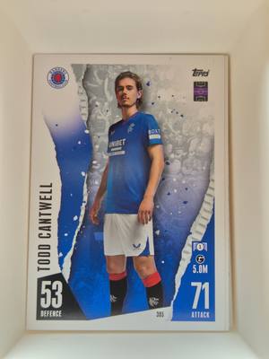 Todd Cantwell – Rangers – Topps Match Attax #385 Base – Rangers – Base gyűjtői kártya