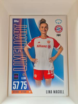 Lina Magull – FC Bayern München – Topps UEFA Women's Champions League 2023/24 LimeLight – FC Bayern München – Limelight – 2023/24 gyűjtői kártya