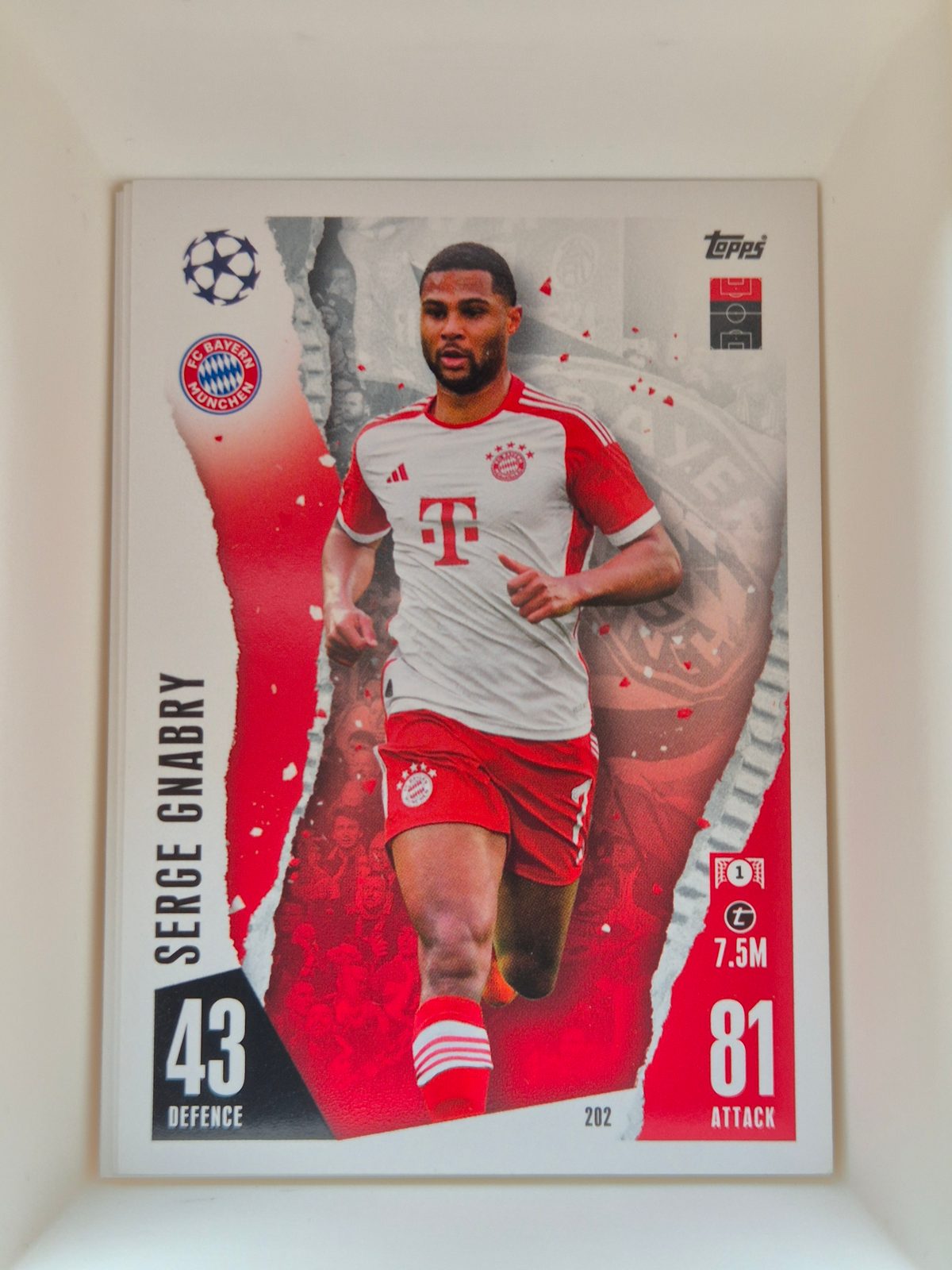 Serge Gnabry – FC Bayern München – Topps Match Attax Champions League 202