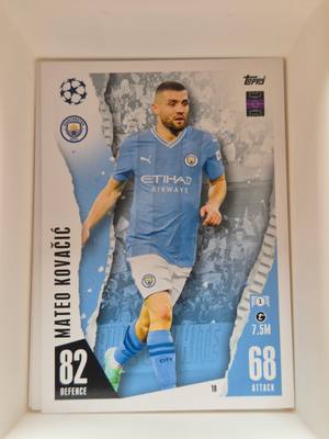 Mateo Kovačić – Manchester City – Topps Match Attax Champions League 2023/24 #18 – Manchester City – Match Attax – 2023/24 gyűjtői kártya