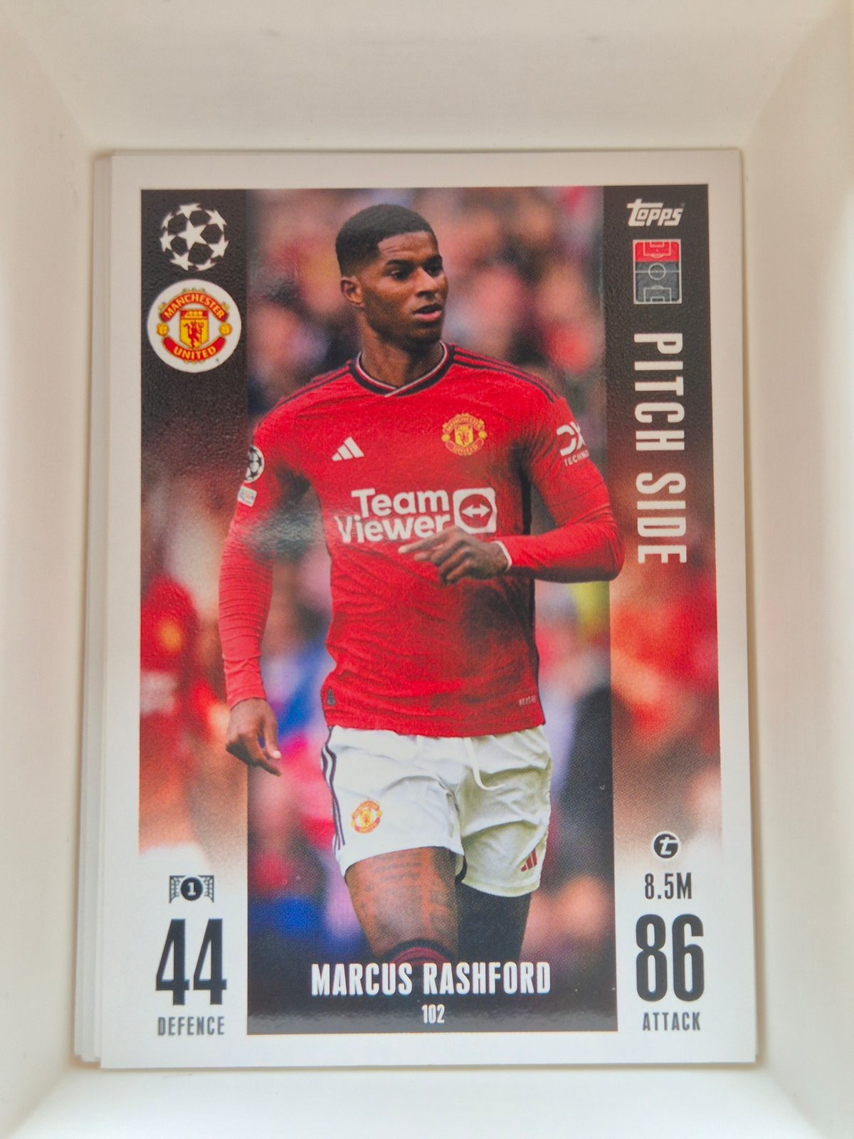 Marcus Rashford – Manchester United – Topps Match Attax UEFA Champions League 2023/24 #44