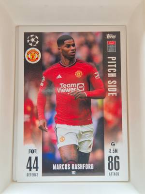 Marcus Rashford – Manchester United – Topps Match Attax UEFA Champions League 2023/24 #44 – Manchester United – Match Attax – 2023/24 gyűjtői kártya