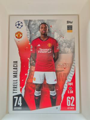 Tyrell Malacia – Manchester United – Topps Match Attax UEFA Champions League 2022/23 #53 – Manchester United – Match Attax – 2022/23 gyűjtői kártya