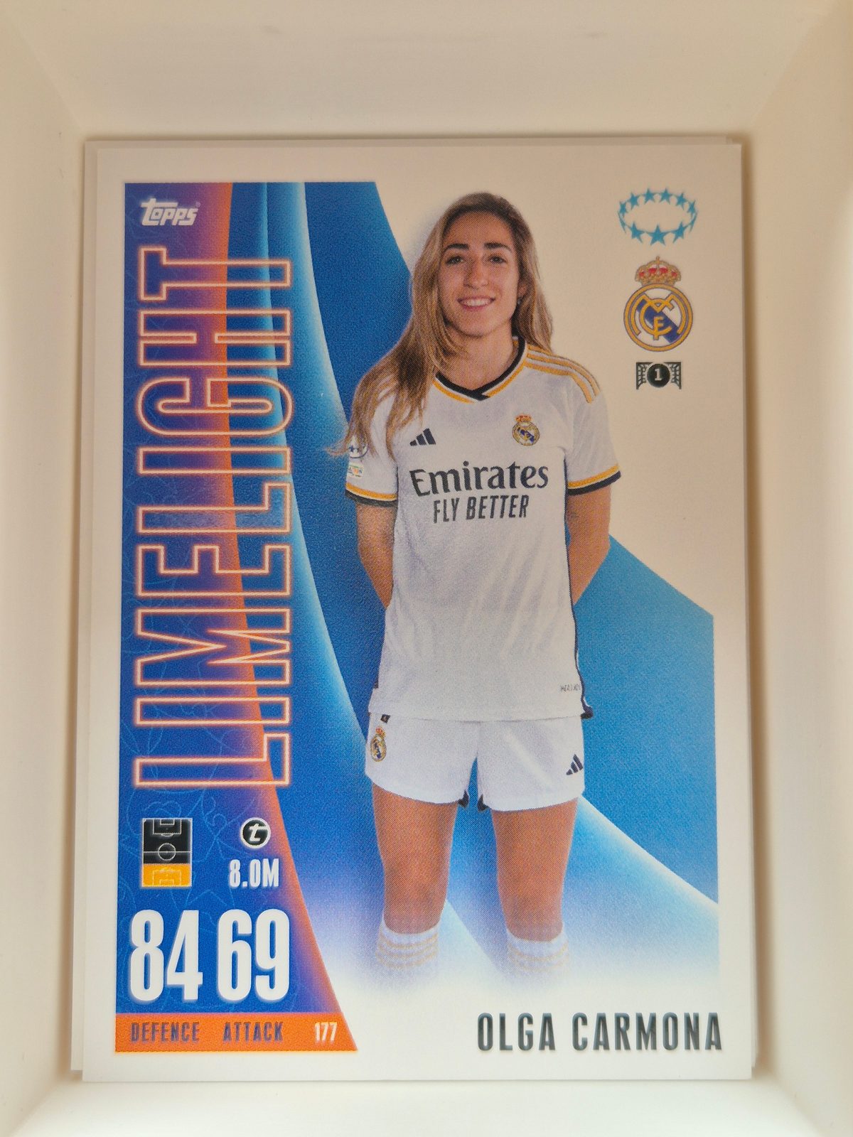 Olga Carmona – Real Madrid – Topps Limelight UEFA Champions League #177