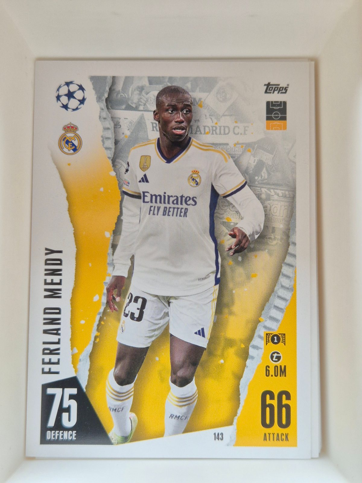 Ferland Mendy – Real Madrid – Topps Match Attax UEFA Champions League 2021/22 #143 Base