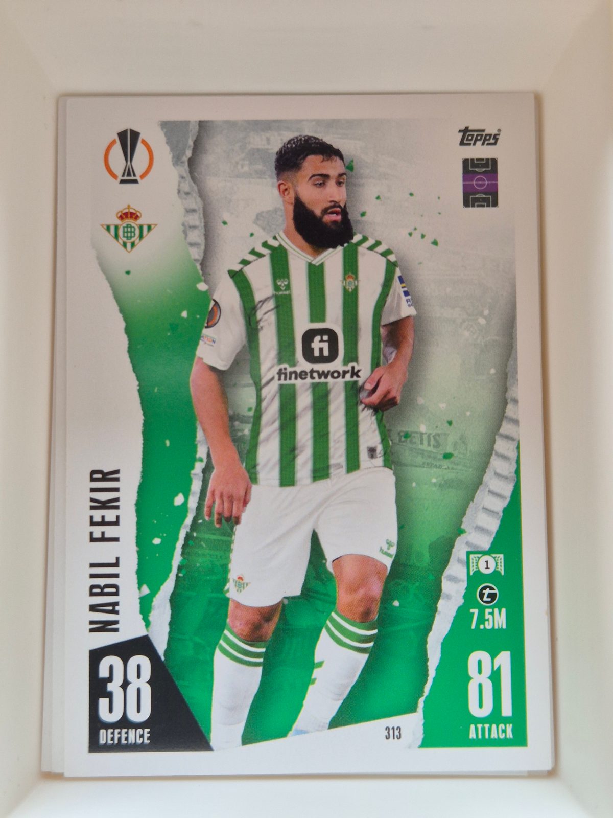 Nabil Fekir – Real Betis – Topps Match Attax UEFA Europa League #313 Base