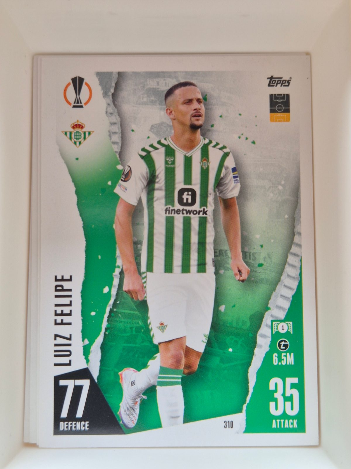 Luiz Felipe – Real Betis – Topps Match Attax UEFA Europa League #310