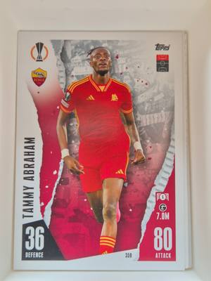 Tammy Abraham – AS Roma – Topps Match Attax UEFA Europa League 2023/24 #359 – AS Roma – Match Attax gyűjtői kártya