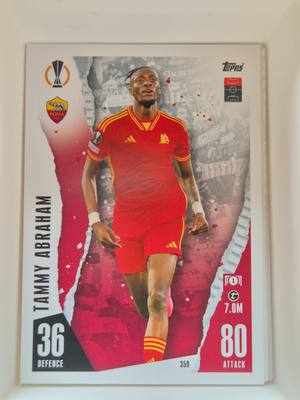 Tammy Abraham – Roma – Topps UEFA Europa League Match Attax #359 Base – AS Roma – Match Attax gyűjtői kártya