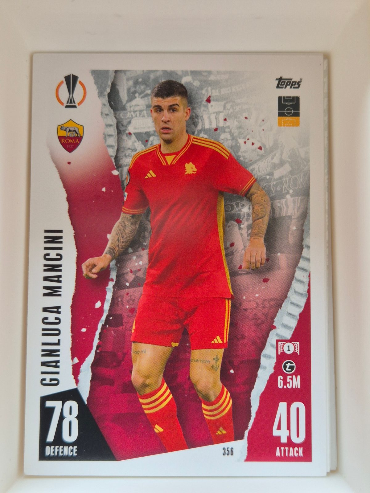 Gianluca Mancini – AS Roma – Topps Match Attax UEFA Europa League 2023/24 #356