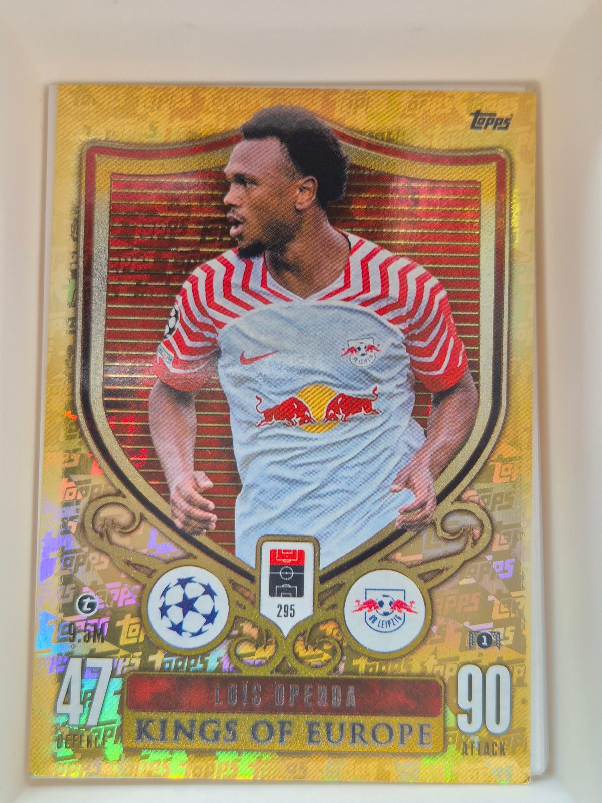Lois Openda – RB Leipzig – Topps Match Attax UCL 2023/24 #295 Kings of Europe