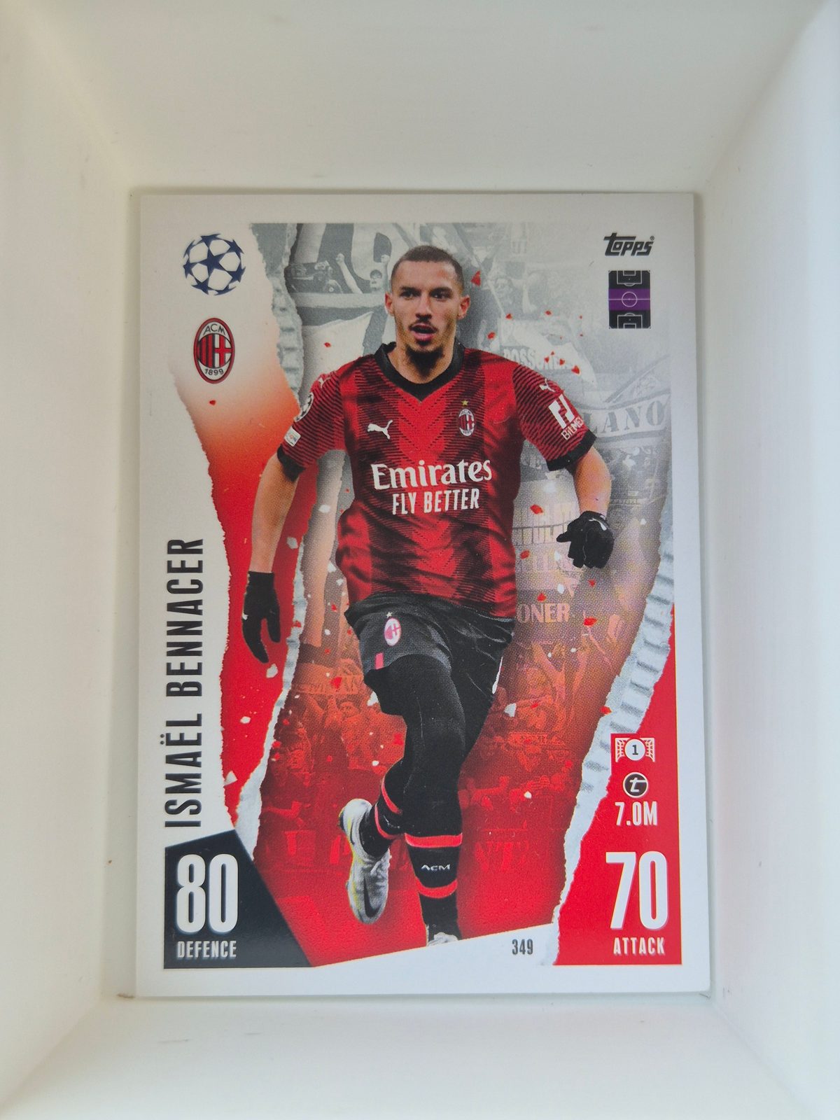 Ismaël Bennacer – AC Milan – Topps Match Attax UEFA Champions League #349