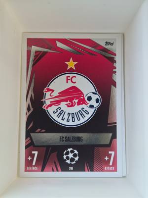 FC Salzburg – Topps Match Attax UEFA Champions League #316 – FC Salzburg – Match Attax gyűjtői kártya
