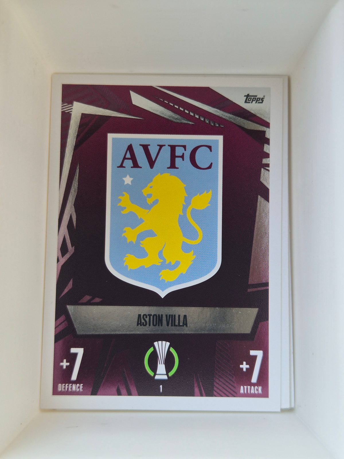 Aston Villa – Topps Match Attax UEFA Europa League Team Card