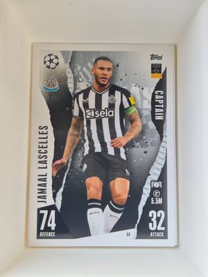 Jamaal Lascelles – Newcastle United – Topps Match Attax 2023/24 #68 – Newcastle United – Match Attax – 2023/24 gyűjtői kártya