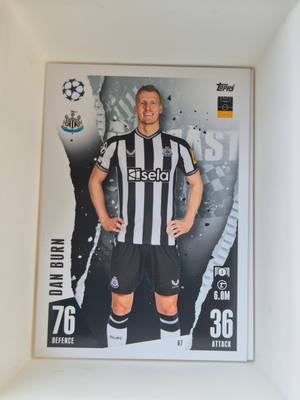 Dan Burn – Newcastle United – Topps Match Attax UEFA Champions League #67 Base – Newcastle United – Match Attax gyűjtői kártya