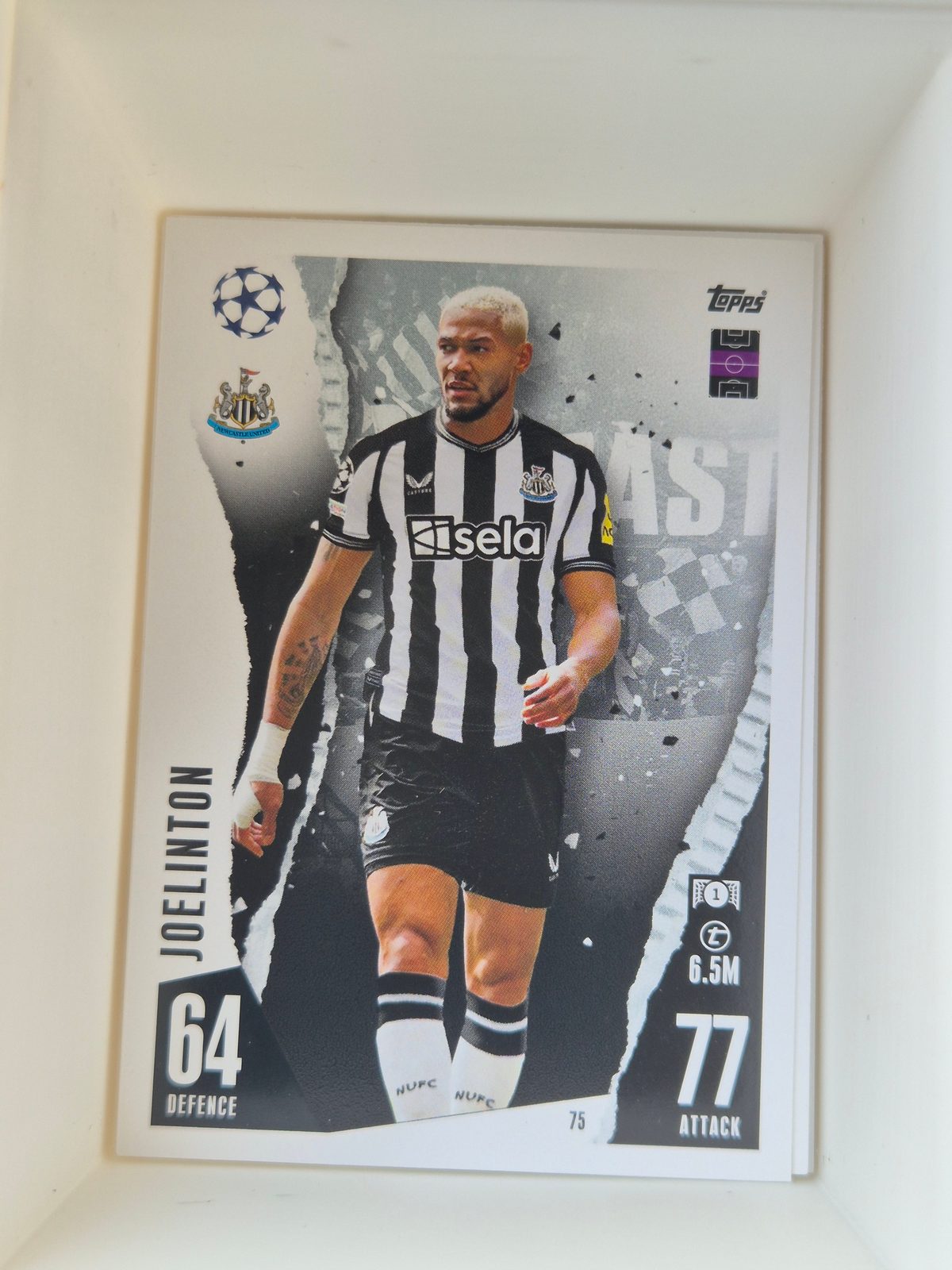Joelinton – Newcastle United – Topps Match Attax UCL #75 Base