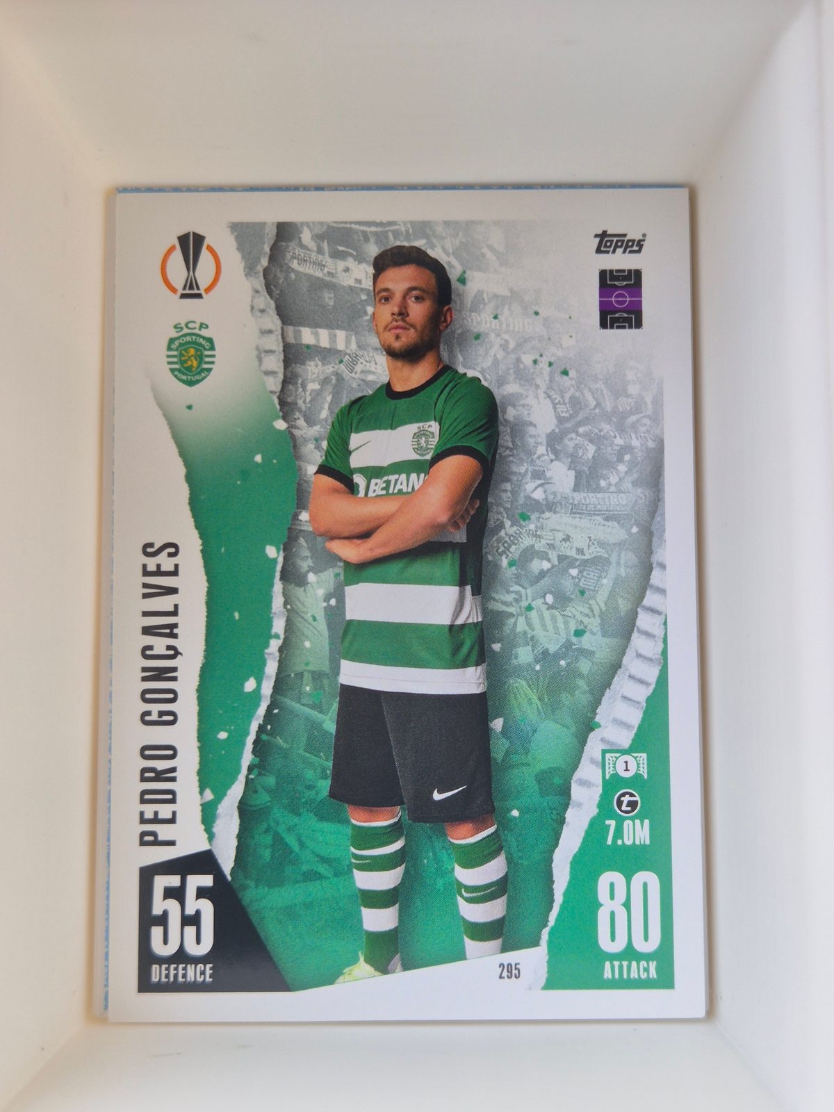 Pedro Gonçalves - Sporting CP - Topps Match Attax UEFA Europa League 2023/24 #295