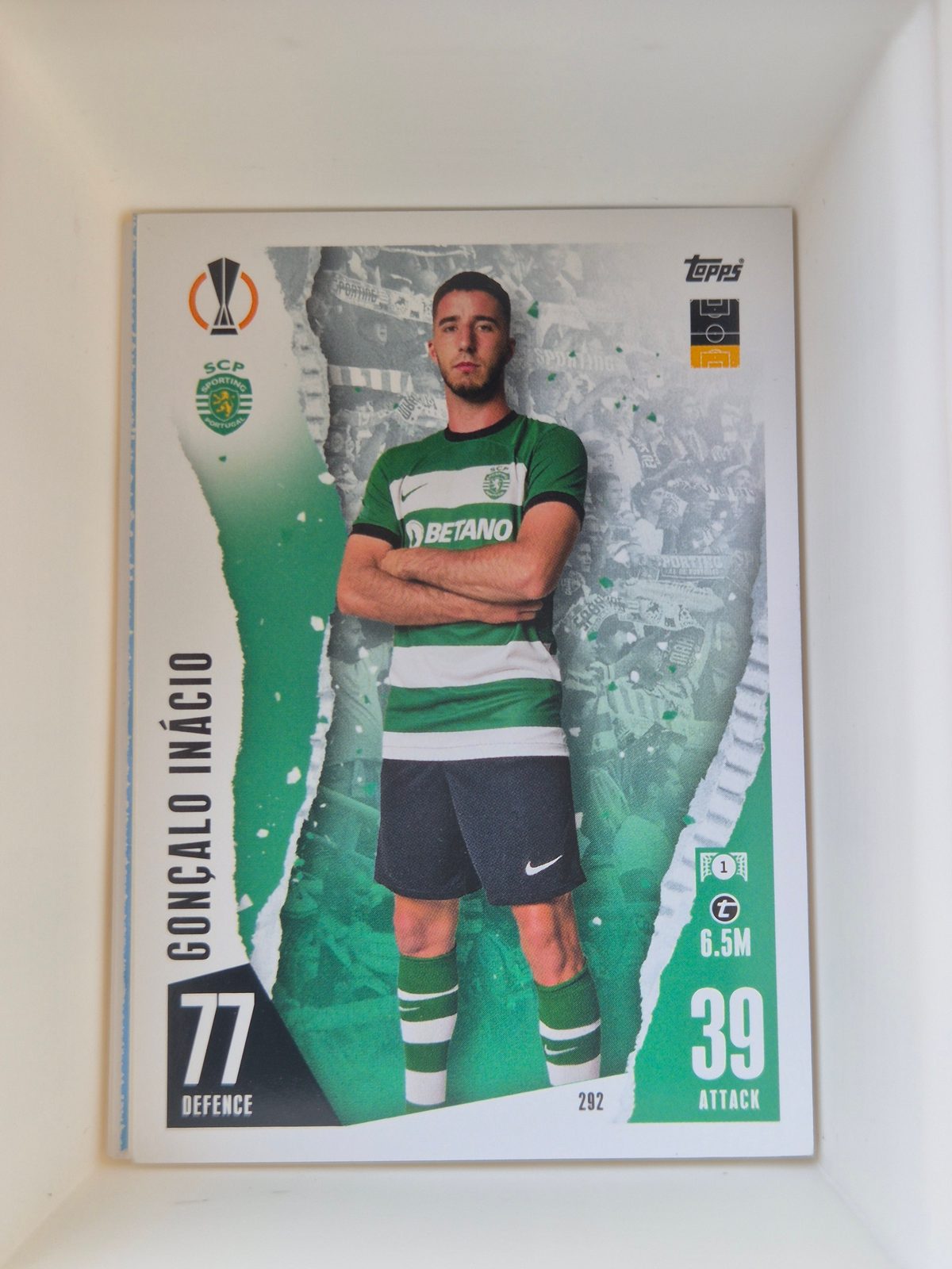 Gonçalo Inácio – Sporting CP – Topps Match Attax UEFA Champions League 2023/24 #292