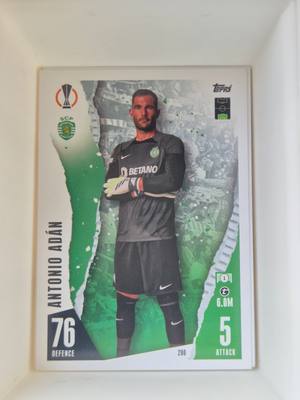 Antonio Adán – Sporting CP – Topps Match Attax UEFA Champions League 2022/23 #290 – Sporting CP – Match Attax – 2022/23 gyűjtői kártya