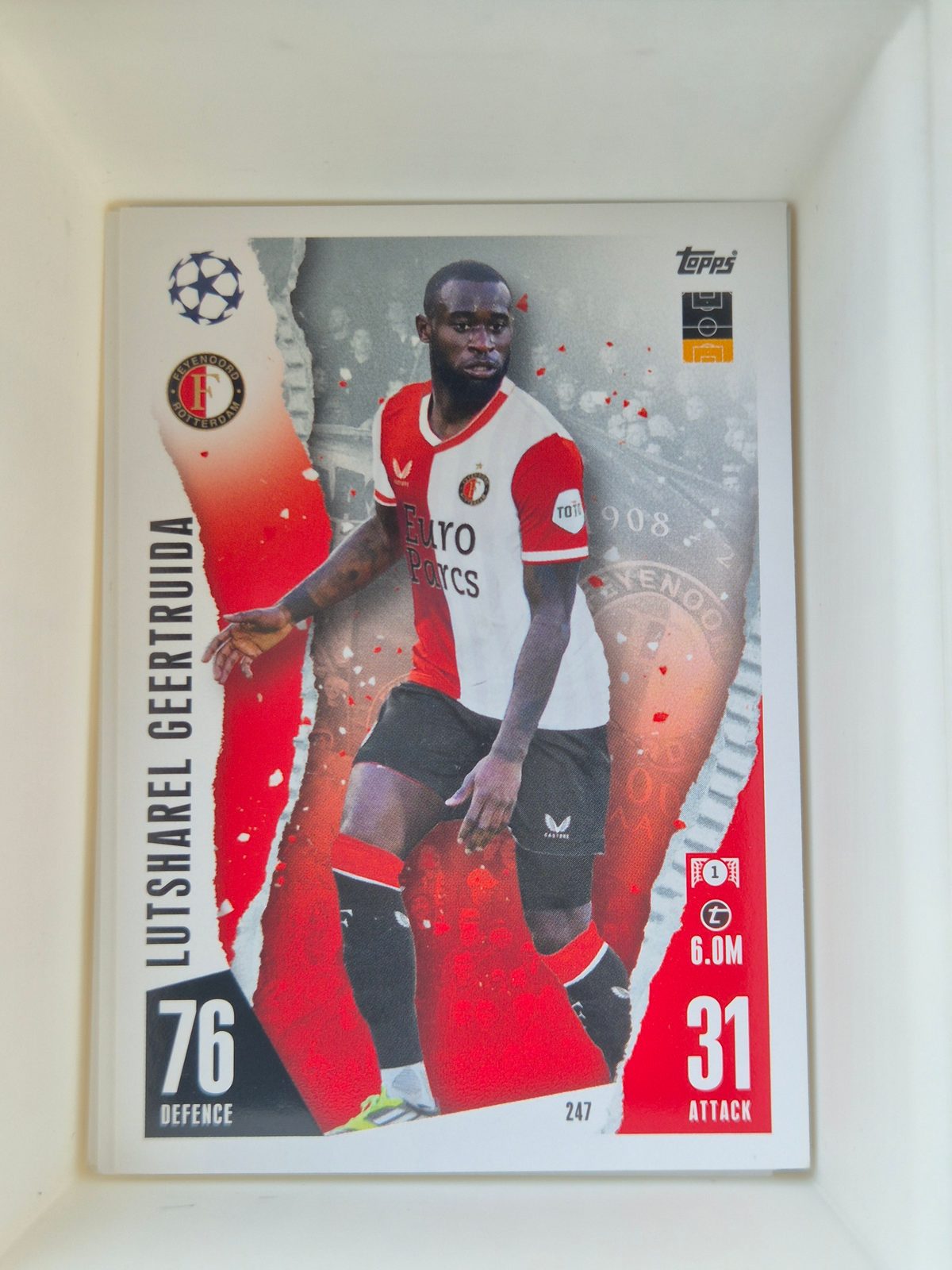 Lutsharel Geertruida – Feyenoord – Topps Match Attax 2023/24 #247