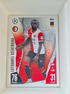 Lutsharel Geertruida – Feyenoord – Topps Match Attax 2023/24 #247 – Feyenoord – Match Attax – 2023/24 gyűjtői kártya