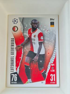 Lutsharel Geertruida – Feyenoord – Topps Match Attax UCL 2023/24 #247 Base – Feyenoord – Match Attax – 2023/24 gyűjtői kártya