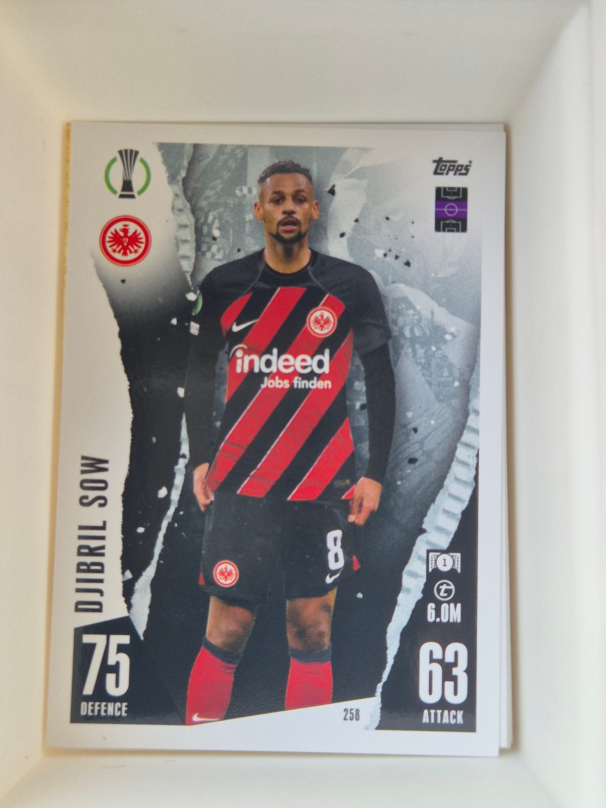 Djibril Sow – Eintracht Frankfurt – Topps Match Attax UEFA Europa League #258