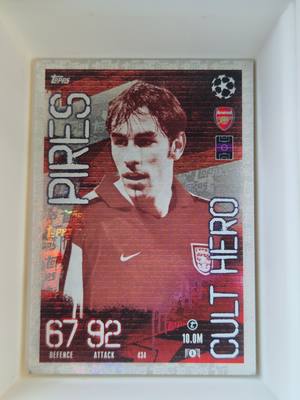 Robert Pires – Arsenal – Topps Cult Hero #434 – Arsenal – Cult Hero gyűjtői kártya