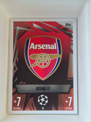 Arsenal FC - Topps Match Attax UEFA Champions League #28 – Arsenal – Match Attax gyűjtői kártya
