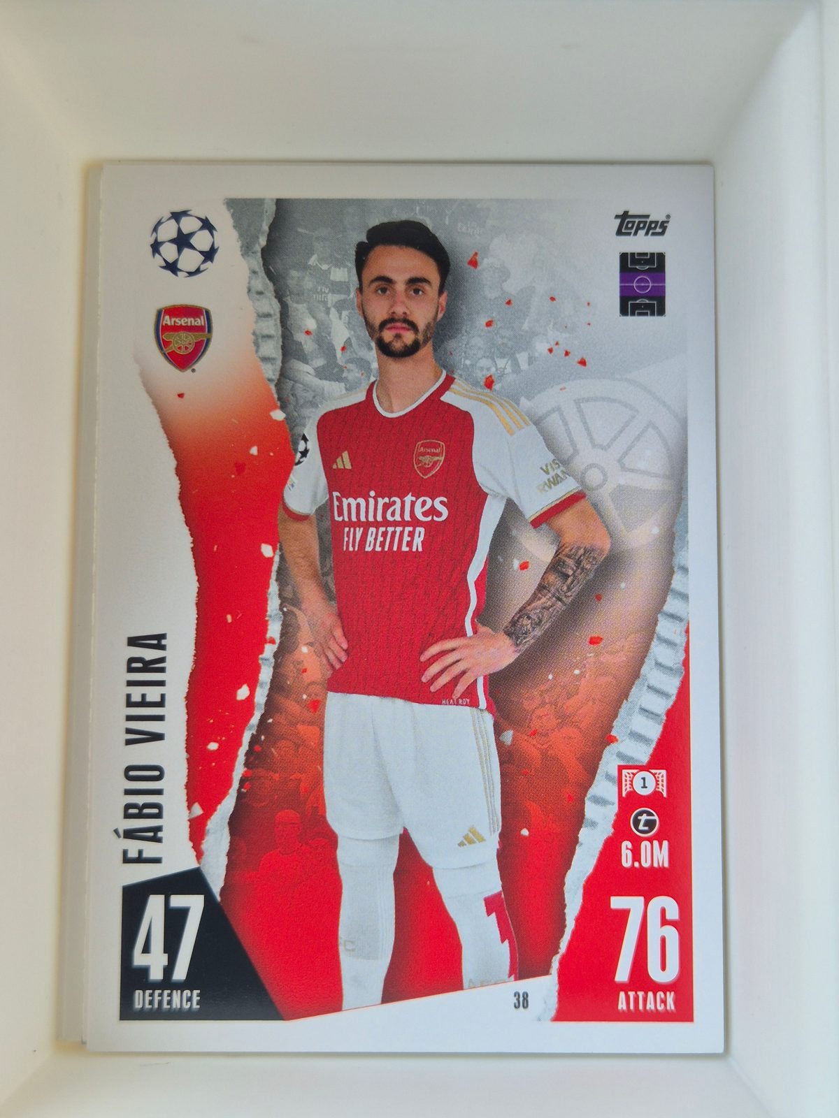 Fábio Vieira – Arsenal – Topps Match Attax UEFA Champions League 2022/23 #38