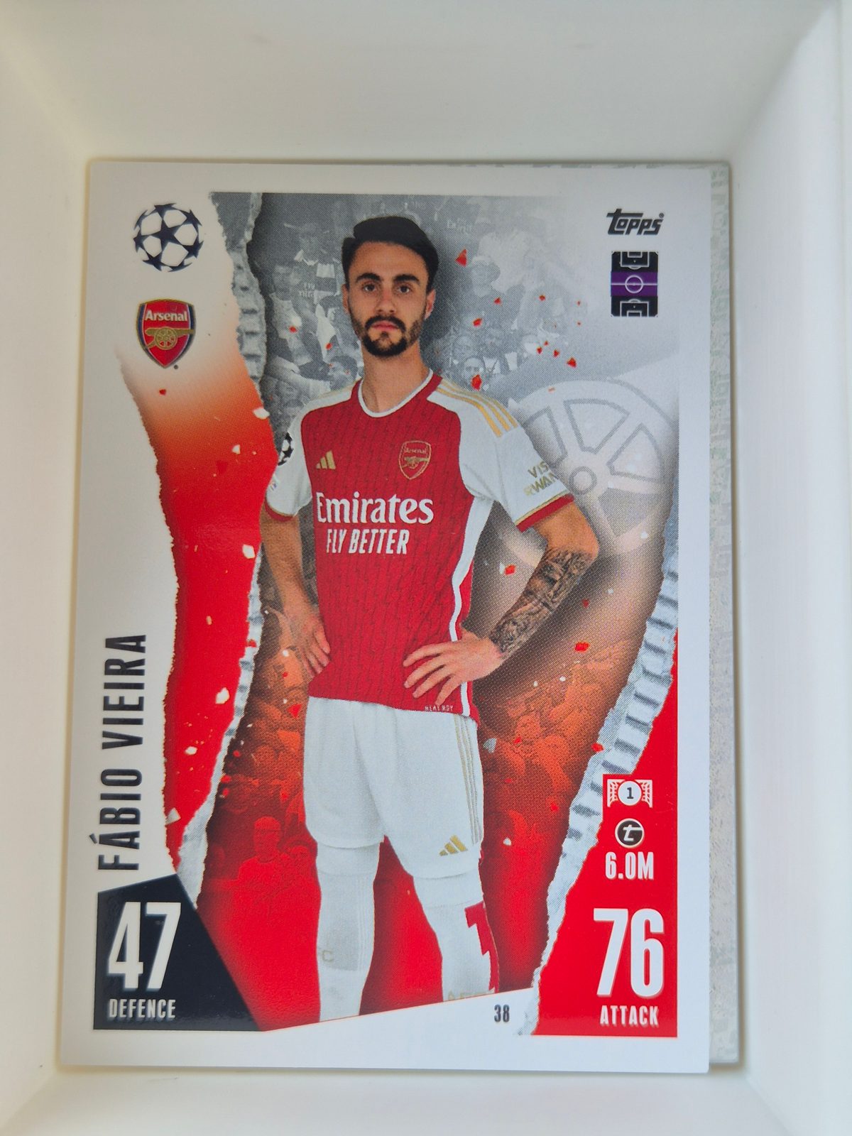 Fábio Vieira – Arsenal – Match Attax Champions League 2023/24 #38