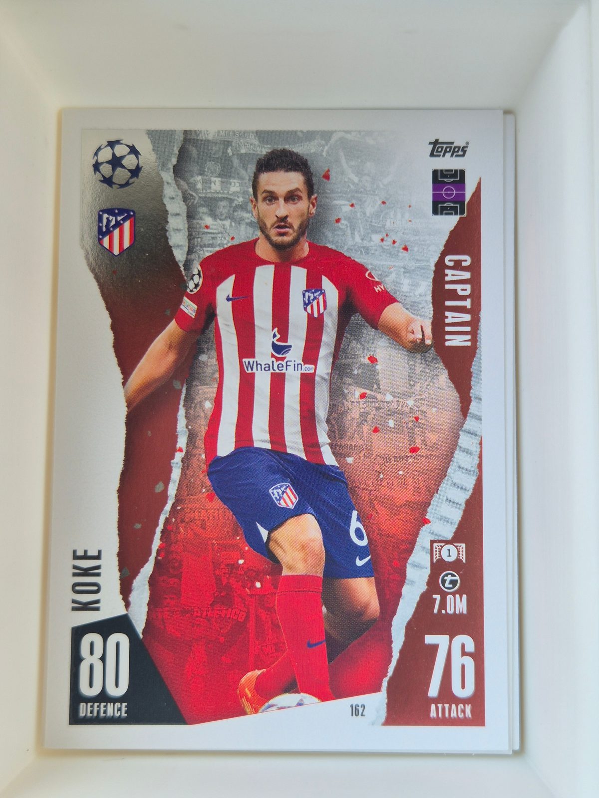 Koke – Atlético Madrid – Topps Match Attax UEFA Champions League 2023/24 #162