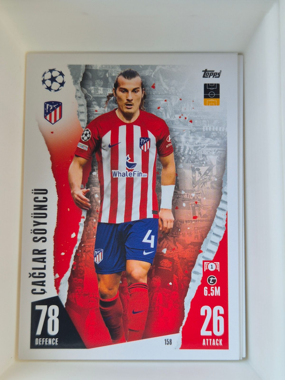 Çağlar Söyüncü – Atlético Madrid – Topps Match Attax UEFA Champions League #158 Base