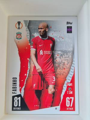Fabinho – Liverpool – Topps Match Attax UEFA Europa League #89 Base – Liverpool – Match Attax gyűjtői kártya