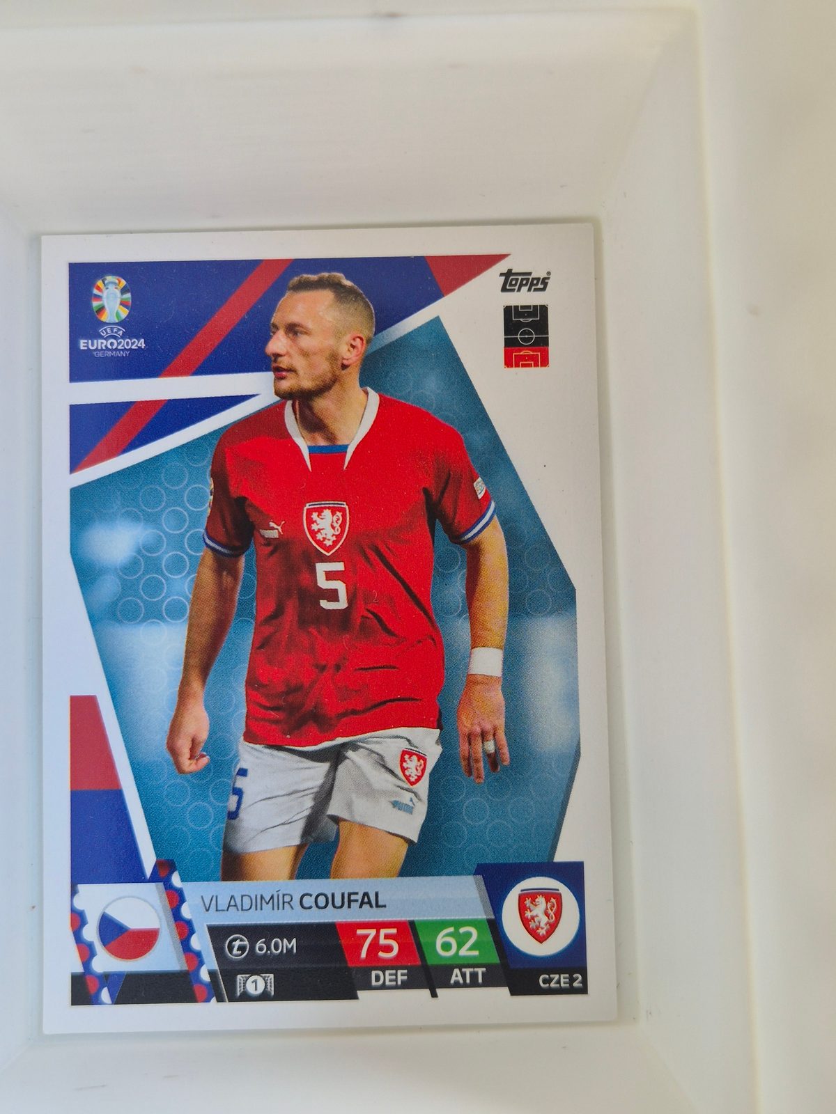 Vladimír Coufal – CZE – Topps UEFA EURO 2024 Germany #CZE 2 Base
