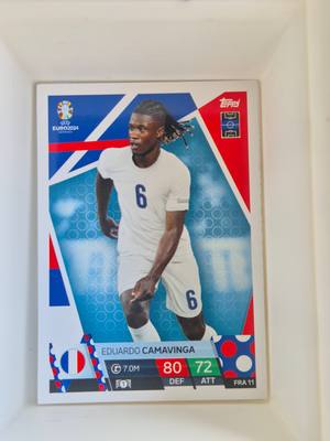 Eduardo Camavinga – Franciaország – Topps UEFA EURO 2024 Match Attax Base – Francia válogatott – Match Attax – 2024 gyűjtői kártya
