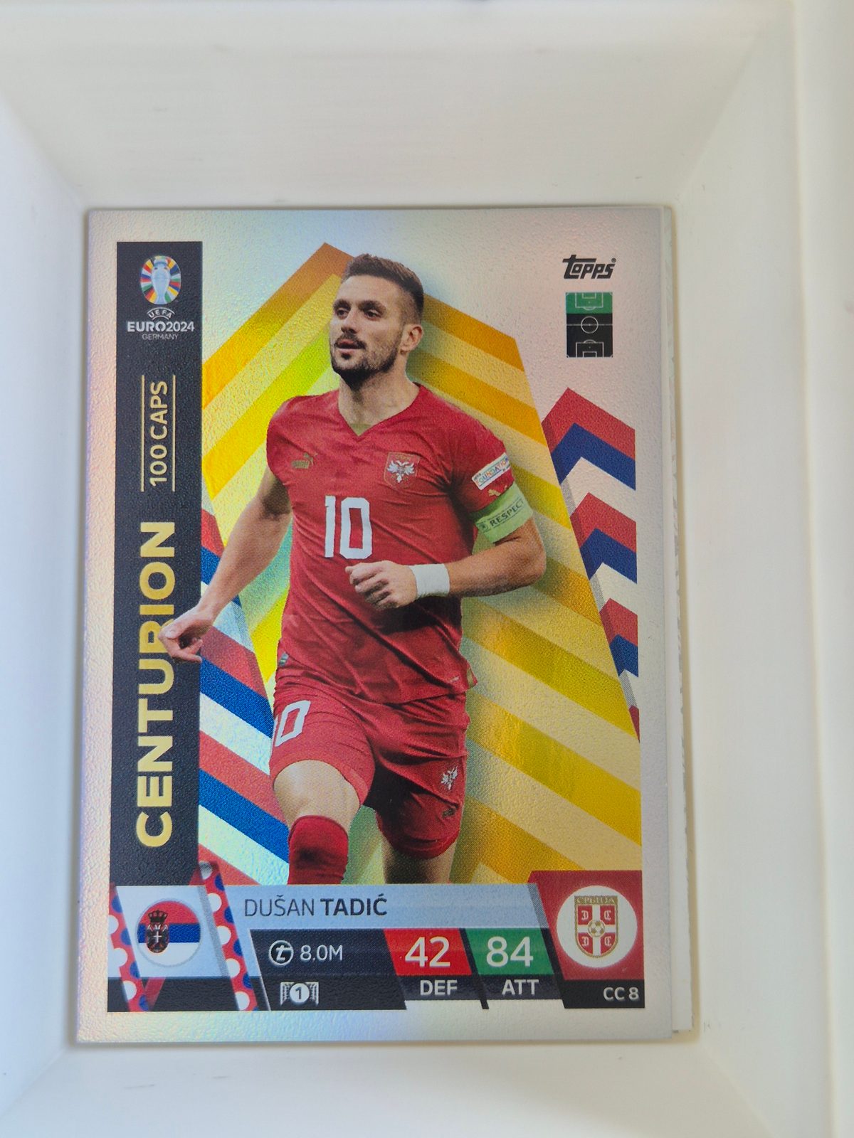 Dušan Tadić – Szerbia – Topps UEFA EURO 2024 Germany Centurion #CC8