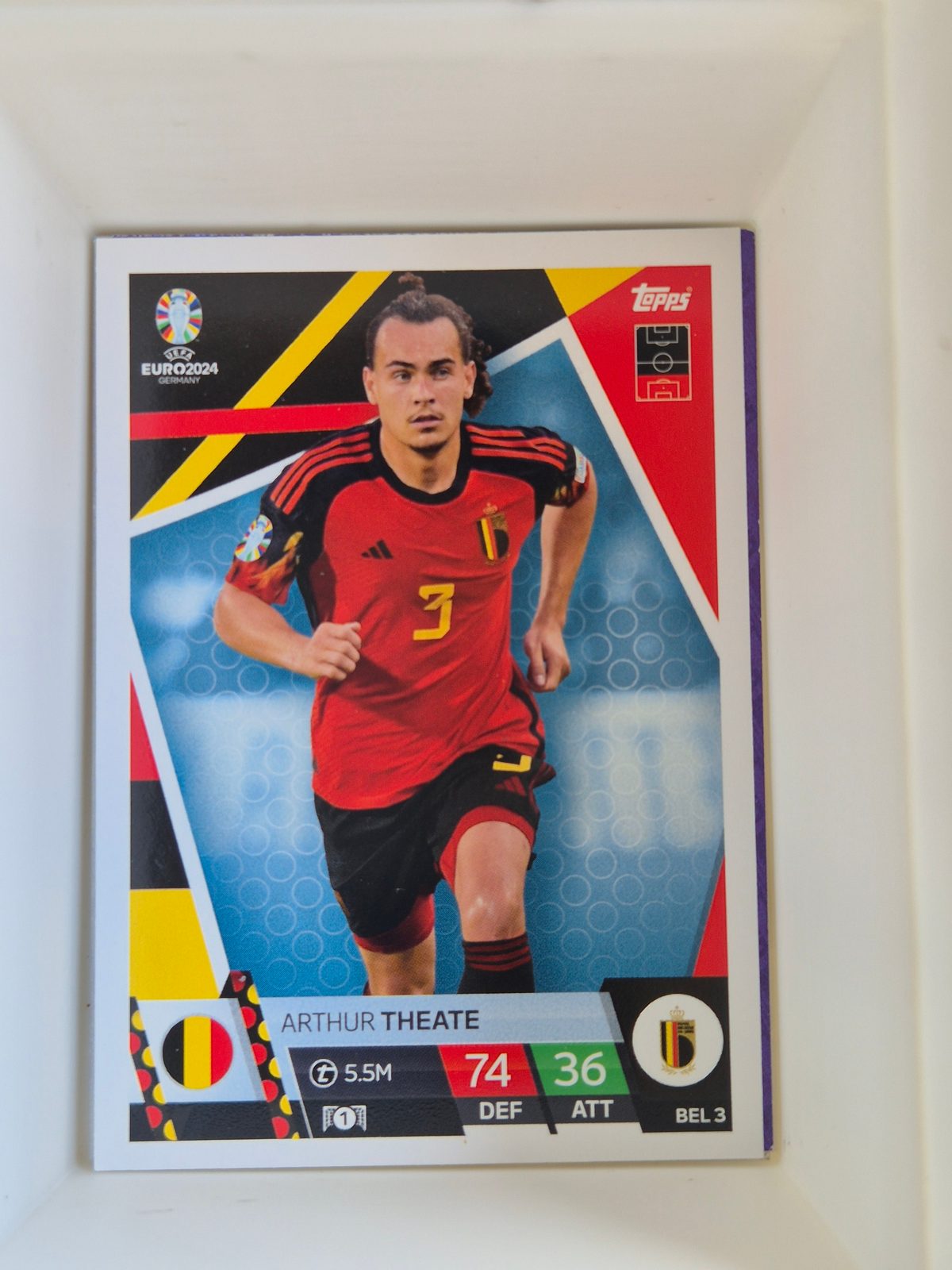 Arthur Theate - Belgium - Topps Match Attax UEFA EURO 2024 Germany #3