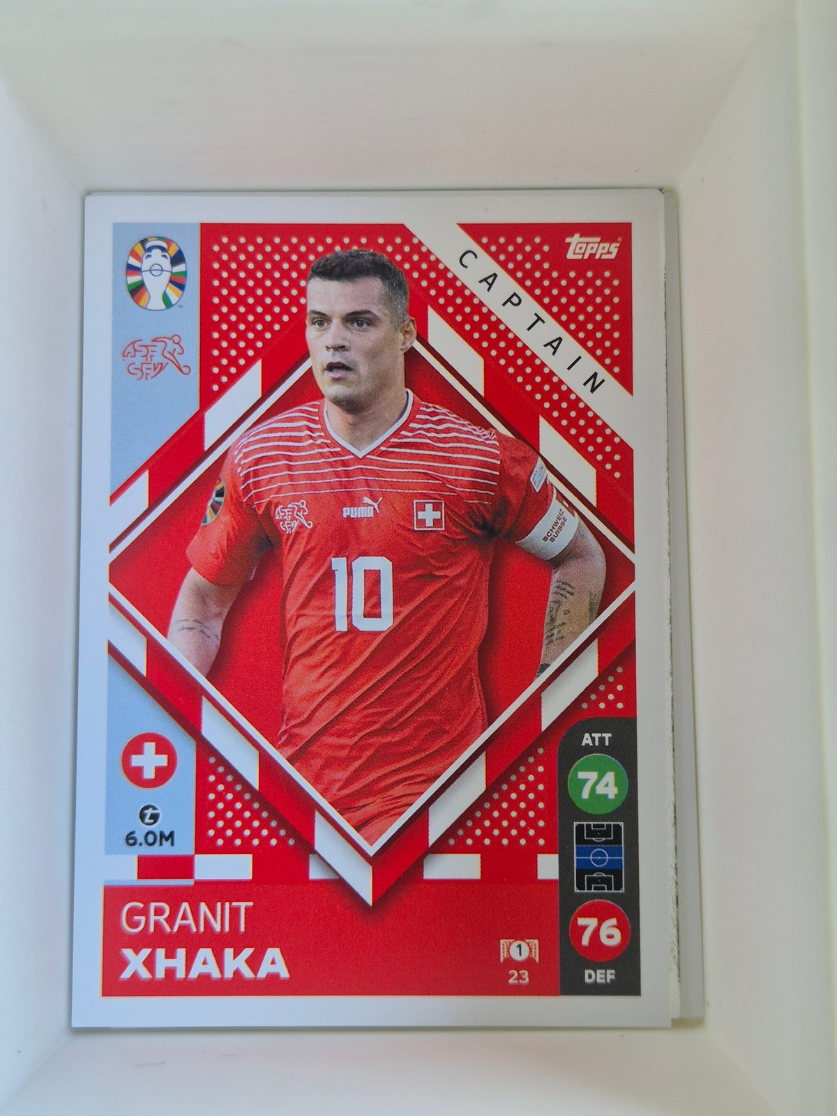 Granit Xhaka – Svájc – Topps UEFA EURO 2024 #23